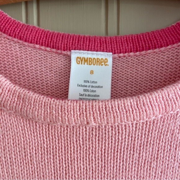 Gymboree New With Tag Pink Argyle 100% Cotton Knit Dress Child Size 9 - Picture 5 of 11